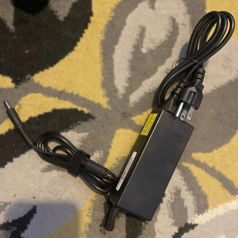 Black Laptop Charger